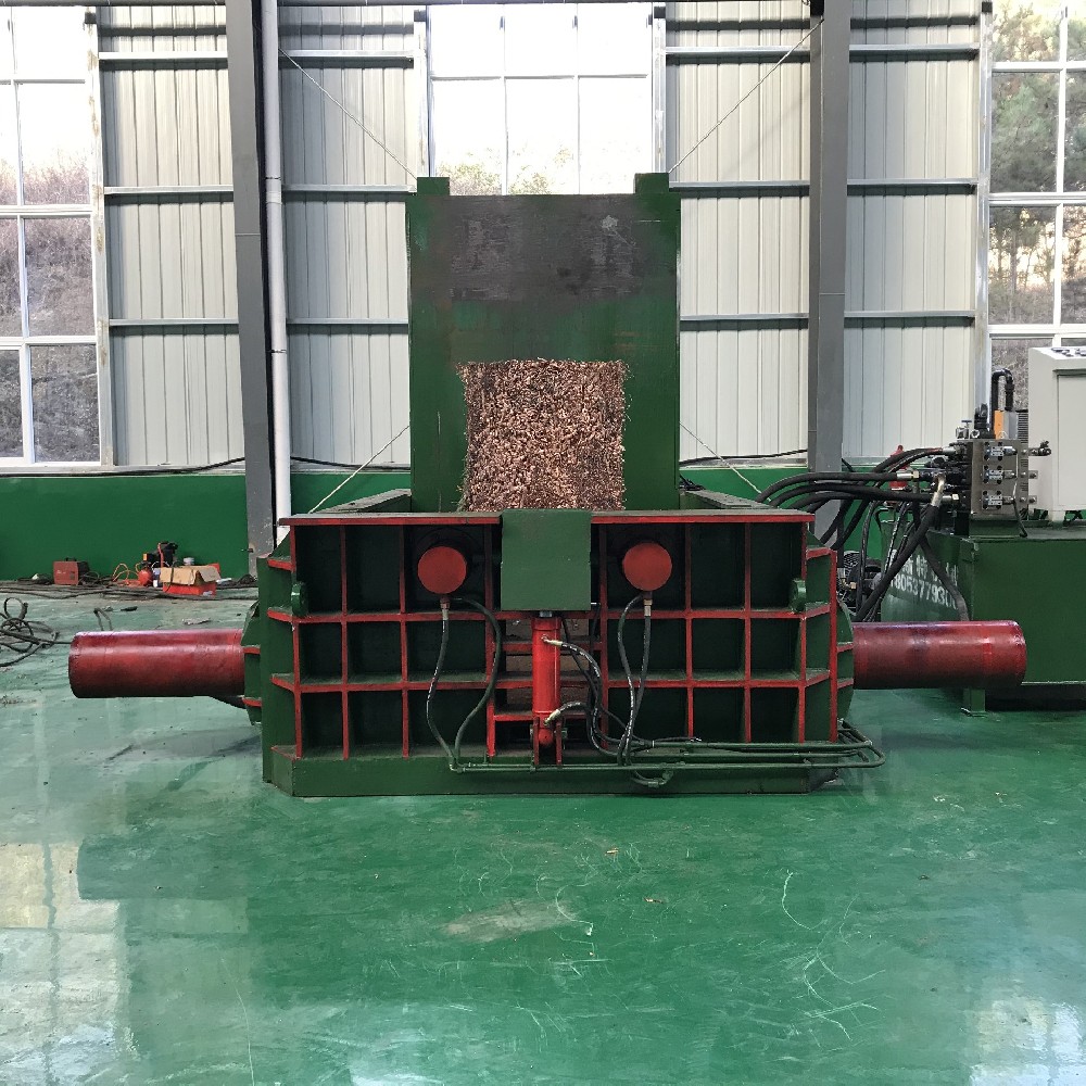 Metal hydraulic cake press